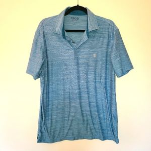 IZOD Golf Mens Polo Blue Large stretch